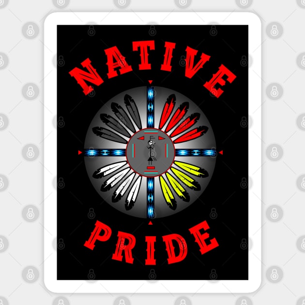 NATIVE PRIDE 23 Sticker by GardenOfNightmares